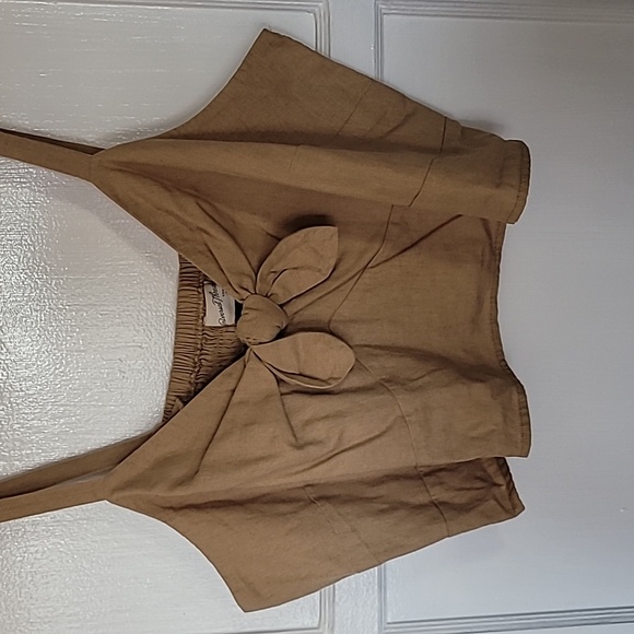 ✨️Bundle of 2 Womens Linen Cropped blouses✨️ - Picture 4 of 9
